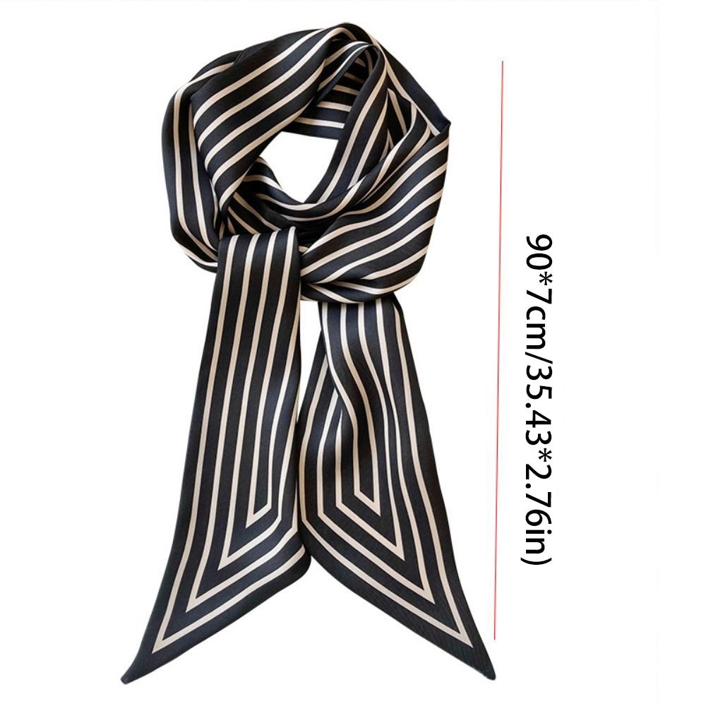 Tie Ribbon Headband Neckerchie - Silk Tie Striped ulasan dan harga