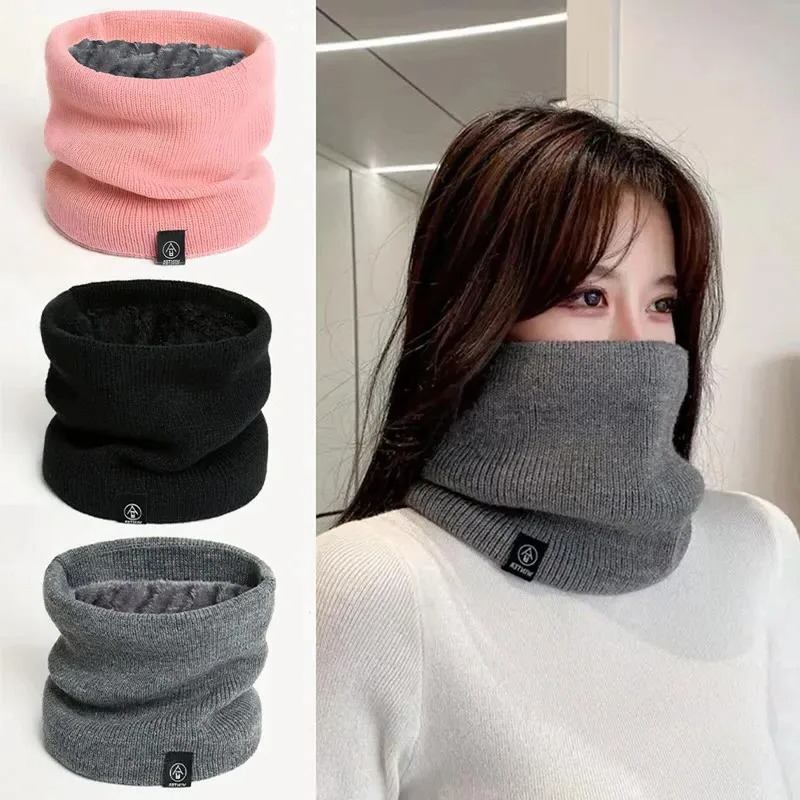 Fashion Women Knitted Scarf So - Muffler Men Wool ulasan dan harga