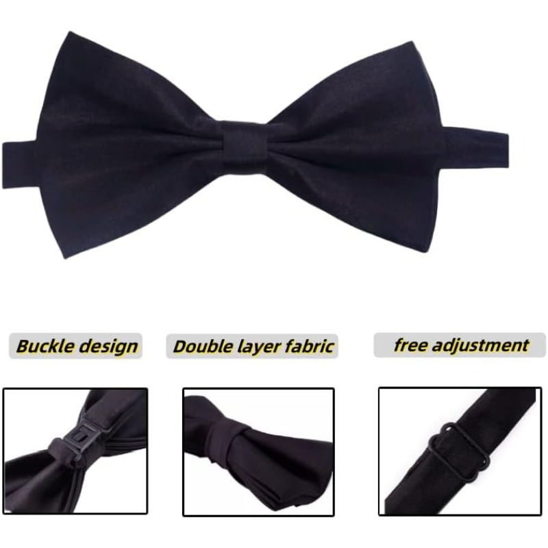 1920s Mens Costume Fedora Hat  - Bow Tie Pre Tied ulasan dan harga