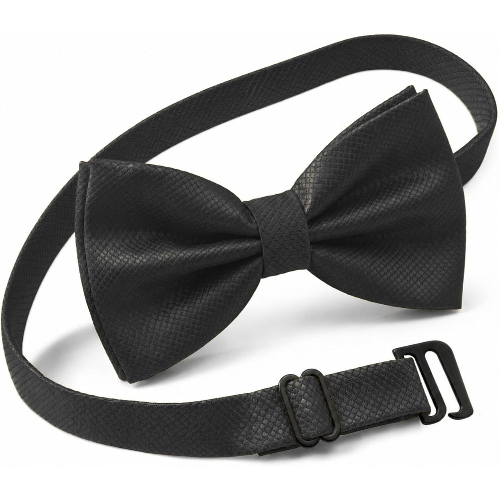 Polyester Solid Pretied Bow Ti - Bow Tie Pre Tied ulasan dan harga