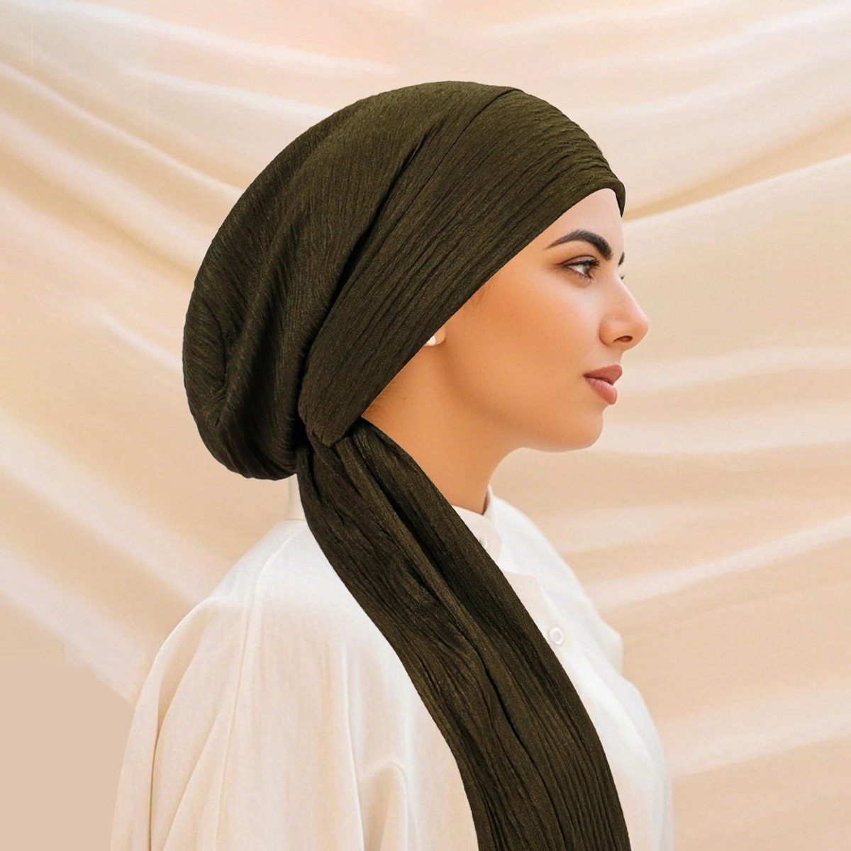 Luxury Spring knot Turban Hat  - Head Wrap Turban ulasan dan harga
