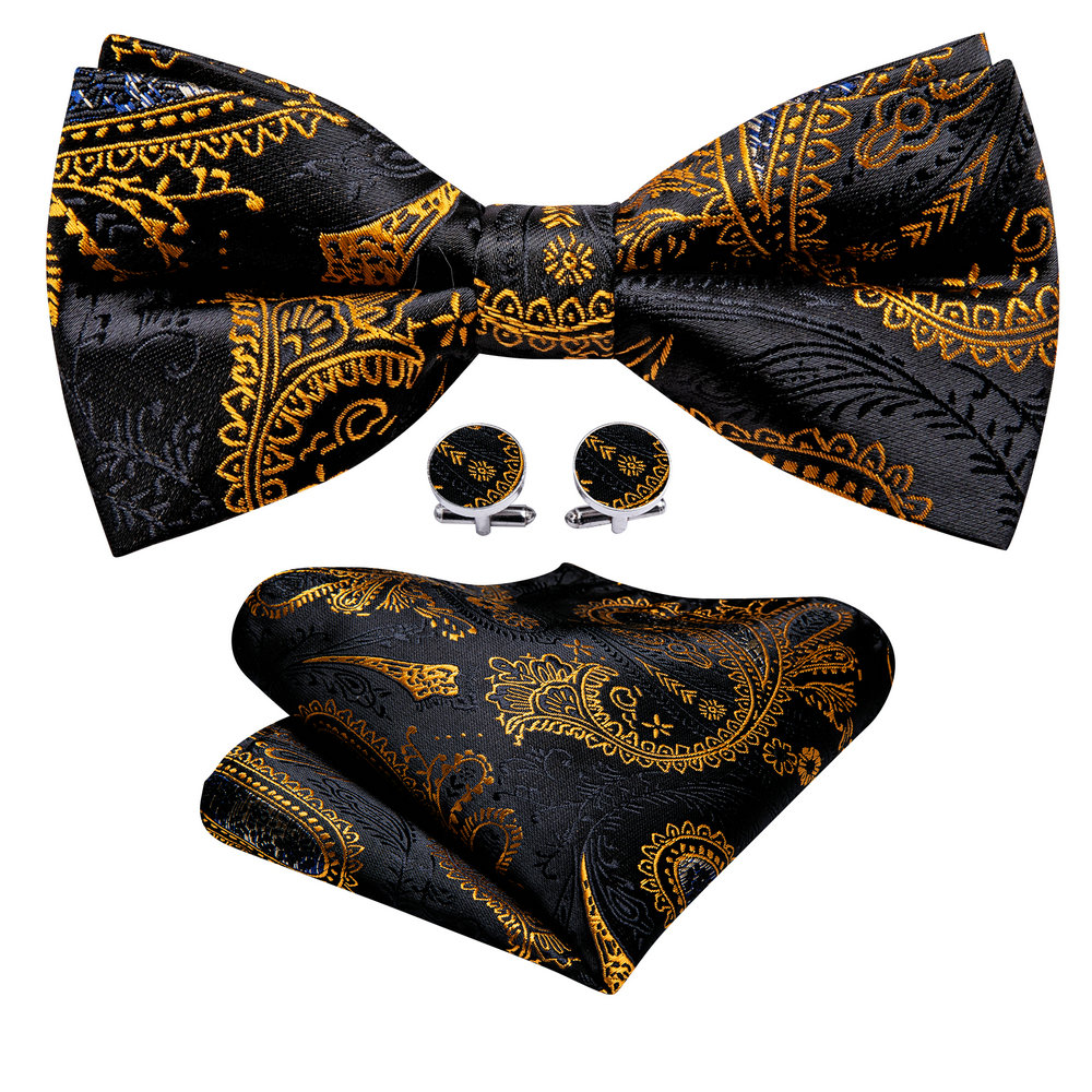 Barry.Wang Silk Mens Bow Tie B - Bow Tie Pre Tied ulasan dan harga