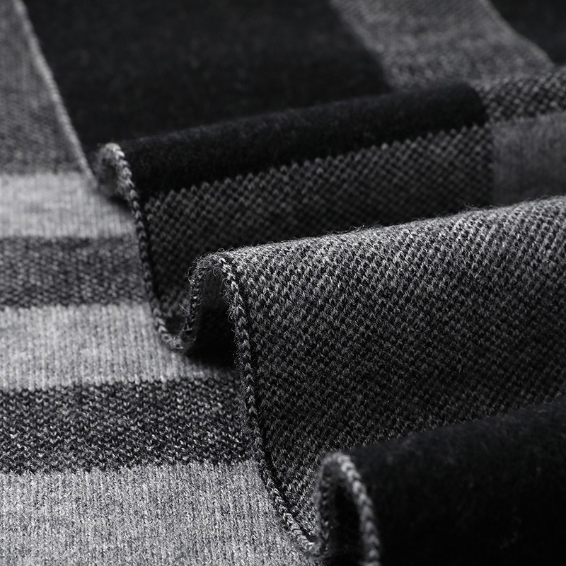 Luxury Scarf Man Winter Warm W - Muffler Men Wool ulasan dan harga