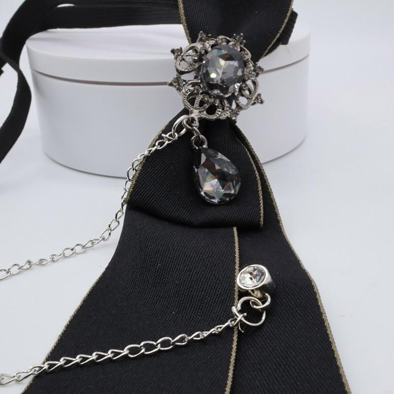 Gothic Fashion Neck Tie with M - Bow Tie Pre Tied ulasan dan harga