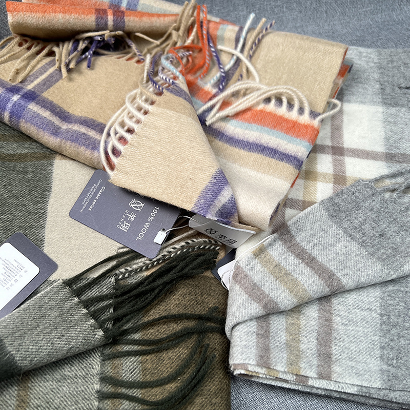 High Quality 100% Wool Scarf W - Muffler Men Wool ulasan dan harga