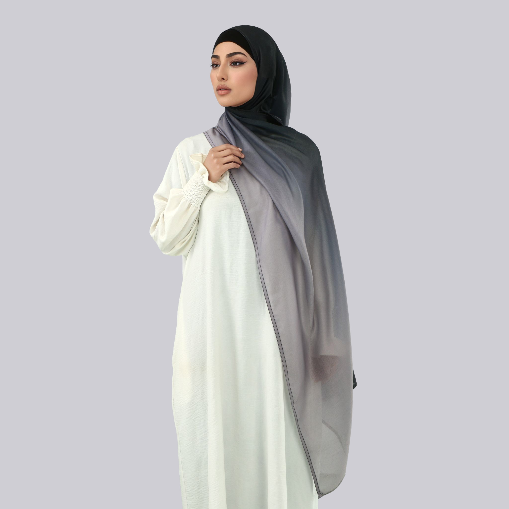 Women Gradient Cotton Rayon Hi - Head Wrap Turban ulasan dan harga